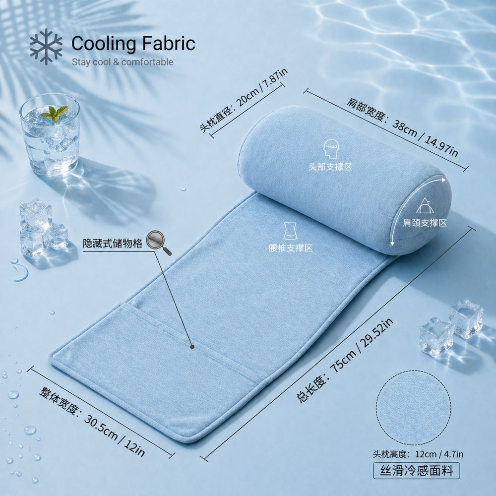 Ergonomic pillow for recliners, side sleeper support pillow, neck and head care pillow, travel pillow
