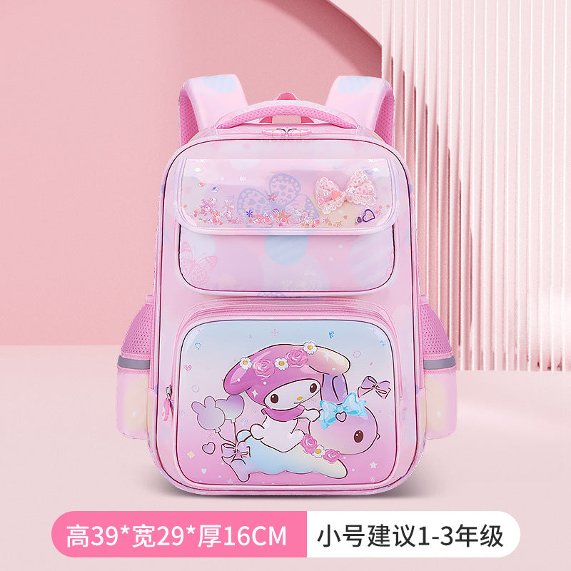 Klm elementary school backpack - cartoon dream design, lightweight, large capacity, water-resistant, ergonomic, spine-protecting kids' backpack - wholesale