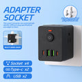 110v power strip with usb charging ports - southeast asia, philippines, canada, mexico (us standard), pd charger, taiwan
