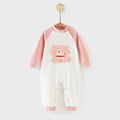 Baby romper, unisex, 100% cotton, long sleeve, crawling suit, 0-6 months newborn, spring/autumn onesie, 1 year old with snap crotch