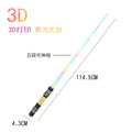 3d printed new cross-border glow-in-the-dark blade model sword - retractable lightsaber - creative stress relief toy for boys and children