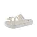 Popular flower slippers for women thick solenon-slipnew arrivalfashionsummer fairy style sandals flats beach shoes