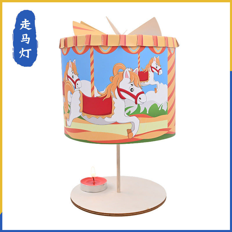 Marquee, kindergarten primary school students technology small production DIY creative experiment STEM maker material package recommended new