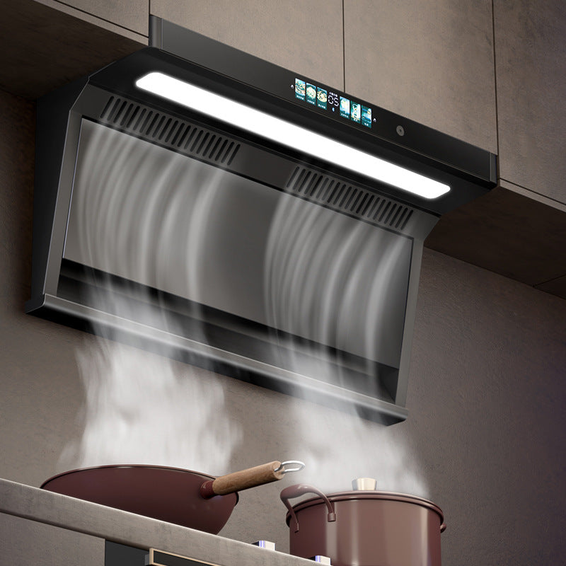 Wholesale royalstar high suction range hood for home kitchen new arrival small rental roof side double range hood