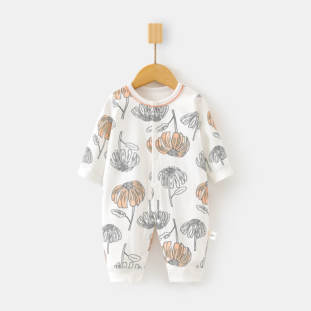 Babibele baby long-sleeve romper, 100% cotton, spring/autumn, snap-crotch bodysuit, class a, infant/toddler, spring/summer crawling suit