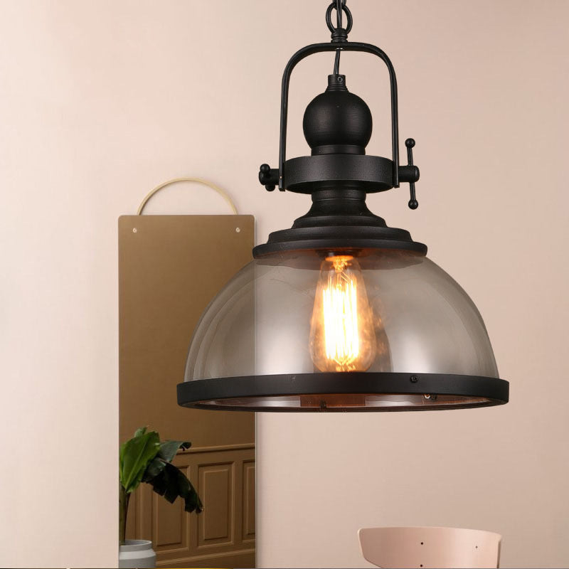 Cross-border  retro industrial windshield chandelier restaurant living room hotel bar Internet cafe wrought iron glass chandelier