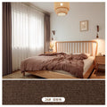 Full blackout cotton and linen-26 dark brown