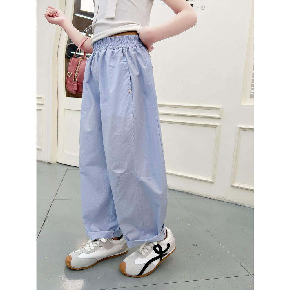 25summernew arrivalpure cottoncasual pants scimitar pants