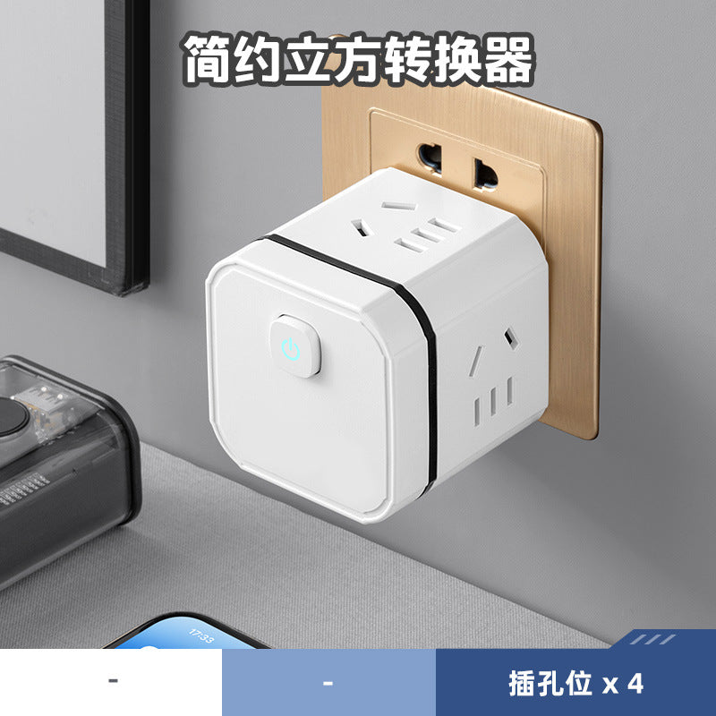 Creative magic portable socket usb converter wireless expansion office power strip travel mini plug power strip