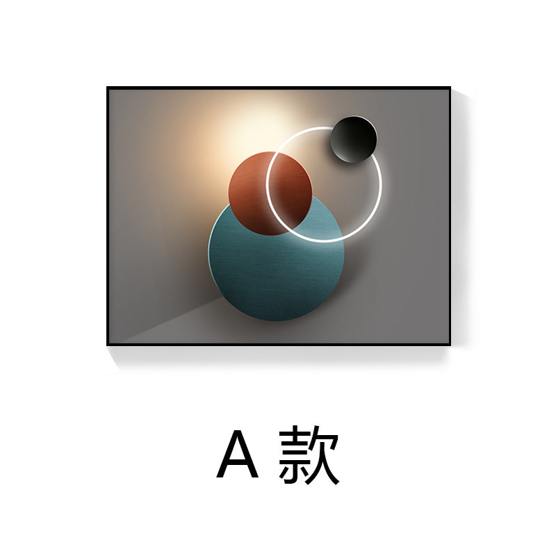 Nordic meter box decorative painting modern simple electric box painting push-pull light luxury blocking painting electric switch box crystal porcelain mural