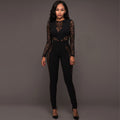 L9831 special offer: no returns or exchanges. please purchase with care. cross-border  fashion women's sexy lace jumpsuit