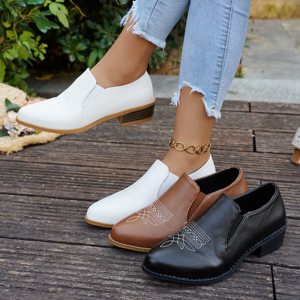 summer new arrival: plus size women's casual comfortable retro fashionable outdoor single shoes wholesale