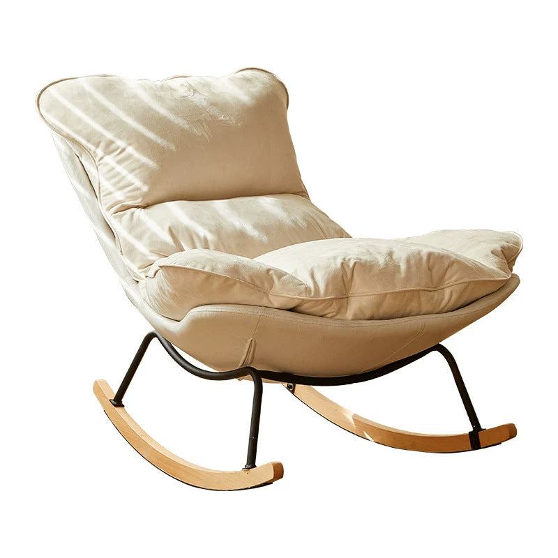 Lazy sofa single balcony lounge chair for homecasual living room accessible luxury leisure chair popular adult nap rocking chair