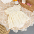 Newborn baby girl summer sleeveless romper dress - princess style, 100-day celebration, super cute suspender summer dress
