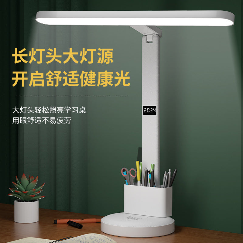 German-engineered eye-care desk lamp - aa grade, designed for students and children, ideal for writing, reading, and bedside use - anti-myopia