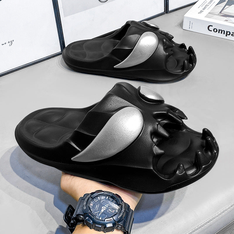 EVA men's slippers summer 2025 new funny slippers home trend thick bottom women's personality wholesale one-word drag