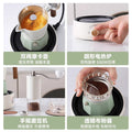 Double valve moka pot set coffee maker gift box set hand brew coffee utensils souvenir hand brew coffee gift