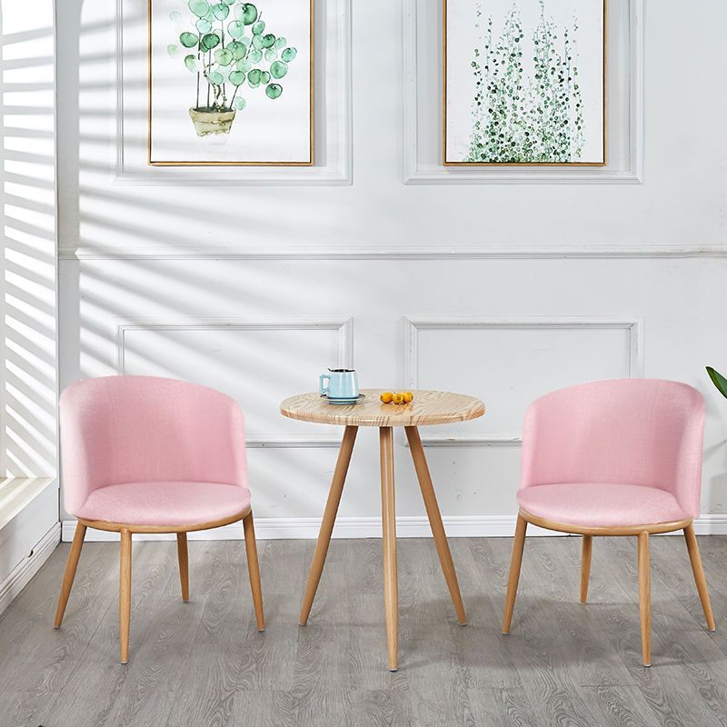 Nordic faux solid wood meeting table and chair set - modern minimalist chairs, creative casual round table, perfect for bubble tea and coffee shops