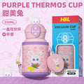 Kids' insulated tumbler - one lid, two ways to drink - 316 food-grade stainless steel - spill-proof, portable, bouncing cup for elementary school students