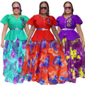 new paisley print button a-line dress - european & american style, wholesale for , plus size short sleeve women's dress