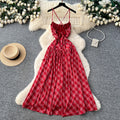 Tea break frenchsense of design tie back square collar small flying sleeves waist backless straps slimming lookelegant gentle wind dress