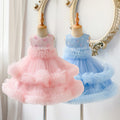 Puffy skirt girl's gauze skirt dresssummernew arrivalkidssequin skirt summer dress baby girl princess dress