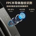 Face recognition fingerprint password lock anti-theft door for home smart lock door lock entrance door lock factory source wholesale