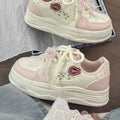Milky fufuthick solewhite shoesgirlnew arrivalbest selling bread shoesniche styleeasiest for matchcasual sports sneakers