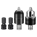 Electric wrench joint telescopic elastic sleeve air cannon conversion head air batch sleeve inner hexagonal 1/2 to 1/4 drill chuck