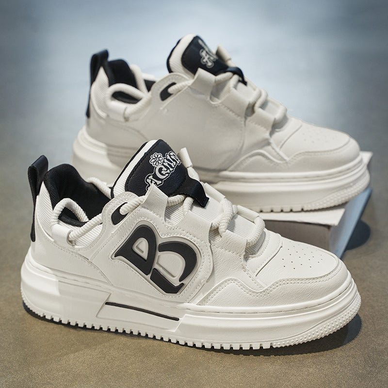 Autumn men's shoes new breathable little white shoes men's Korean version trendy versatile platform sports shoes casual board shoes trendy shoes