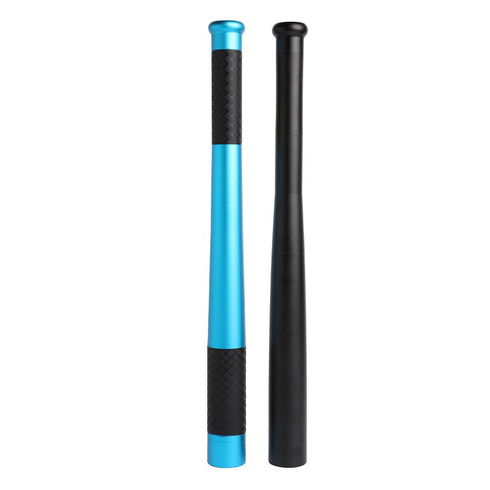 Custom self-defense baseball bat flashlight rechargeable outdoor emergency mace with anti-skid tape tactical flashlight