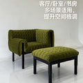 Italian designer home single leisure chair living room bedroom light luxury sofa chair classy single sofa chair