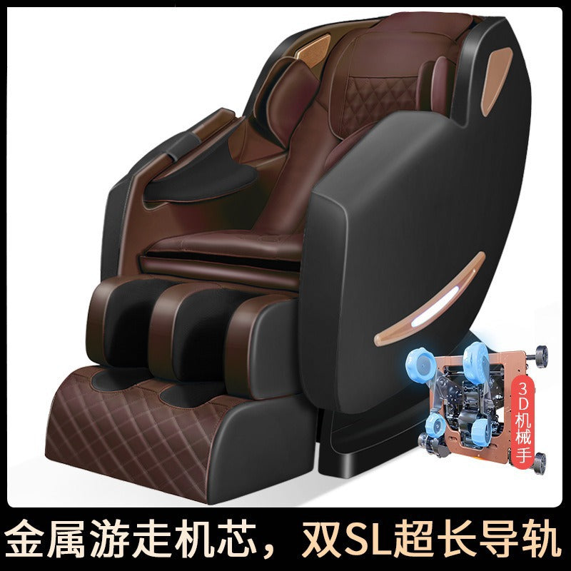 Massage chair - home use, ai voice control, sl rail, robotic arm, commercial-grade, qr code scanning, multifunctional, elderly gift, hot compress, air compression