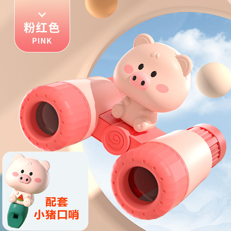 Kids' binoculars toy - high-definition outdoor telescope for children - magnifying glass for boys and girls - portable birthday gift