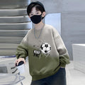 Boys'  spring/autumn new collection: stylish and sporty sweatshirt for students - trendy, relaxed fit tee for older boys