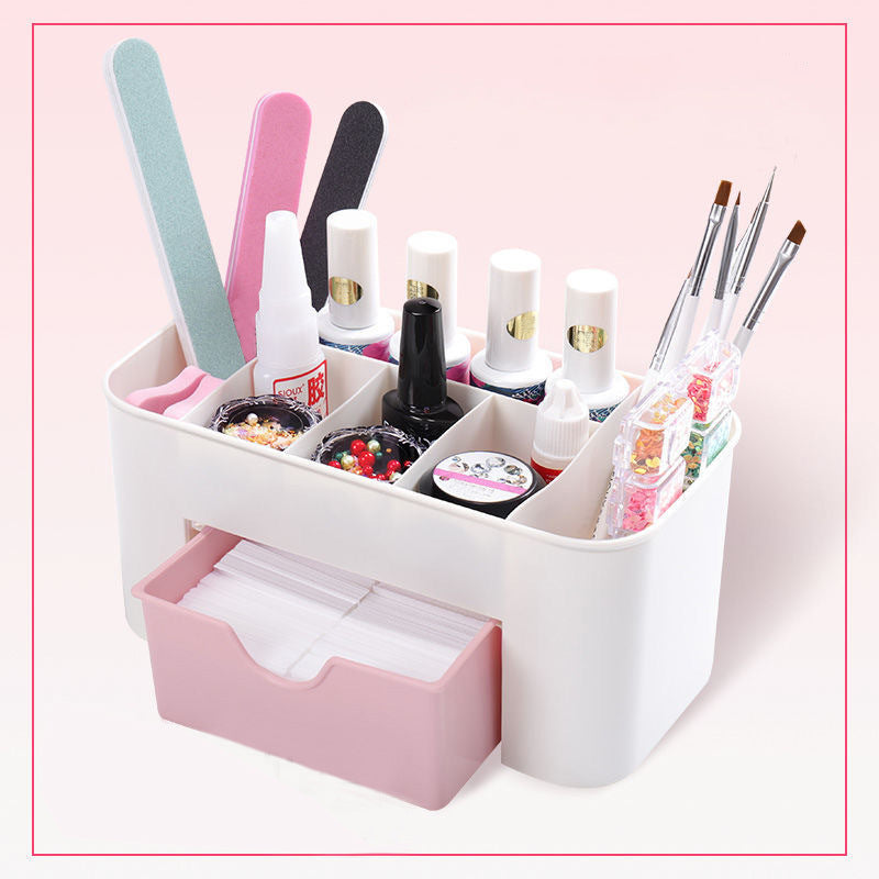 Desktop drawer storage box Office storage box Storage cosmetics sorting Dormitory artifact Desk rack