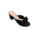 plus size slippers women's denim slippers women's square toe thick heel  summernew arrivalfashion one-line slippers cool