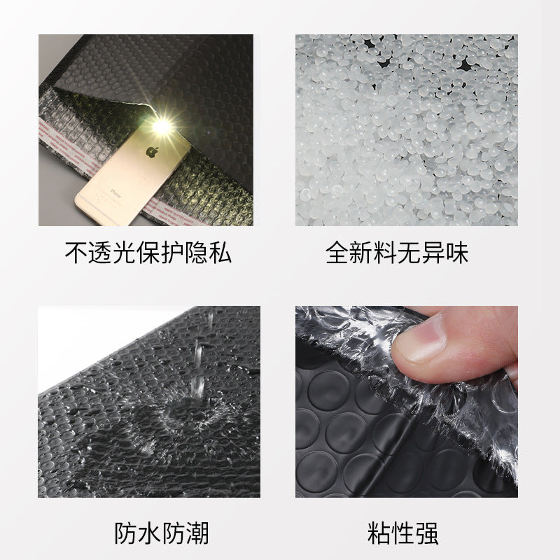 Long bubble bag, black thickened co-extruded film, bubble envelope bag, umbrella fishing rod packaging, express bubble bag wholesale.