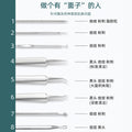 Ready-to-ship wholesale stainless steel blackhead remover kit, including blackhead extractor, comedone remover, and acne needle 4-piece set, beauty tools for tiktok