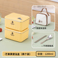 304 stainless steel lunch box - microwave safe, food-grade, airtight container for home use - perfect for fruits and meals