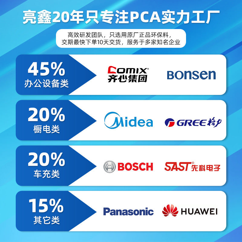 Cross-border 3-file electric heating lunch box PCBA mature solution development patch plug-in one-stop service physical factory