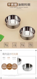 Outdoor bbq tool accessories stainless steel oil basin oil dish oil bowl seasoning bowl oil receiving bowl wholesale special offer