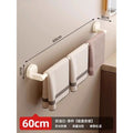 Suction cup milk white space aluminum - single rod 60cm