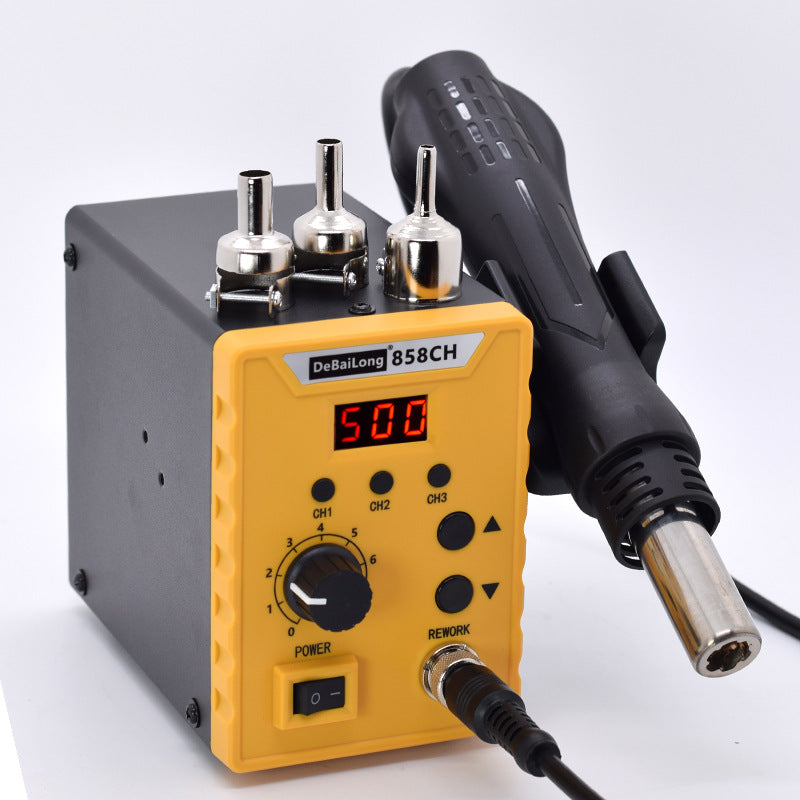 Debaolong adjustable temperature hot air gun dismantling and welding table maintenance 858CH electric soldering iron constant temperature lightweight temperature memory