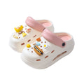 2025 new women's wedge platform clogs - summer outdoor wear, thick sole, two-wear style, chunky heel, non-slip beach sandals & slippers
