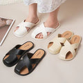 Half-covered women's soft bottomnon-slip slippers 2024 spring summeroutweareasiest for matchfashionfrench lazy flat bottom cool wholesale