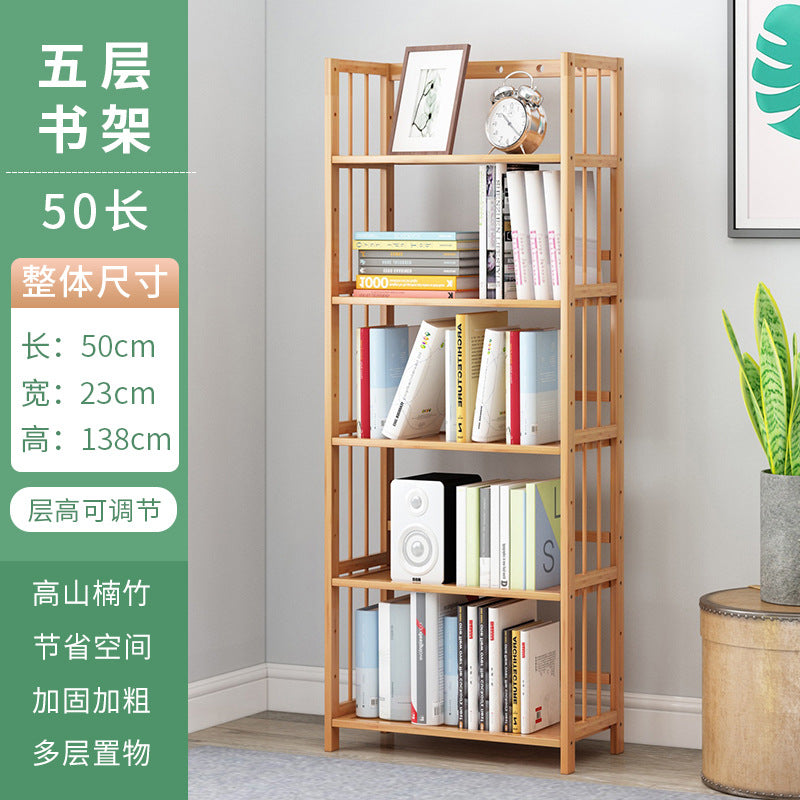 Simple bookshelf floor-standing storage rack study office for home storage rack kids student bookcase living room assembly