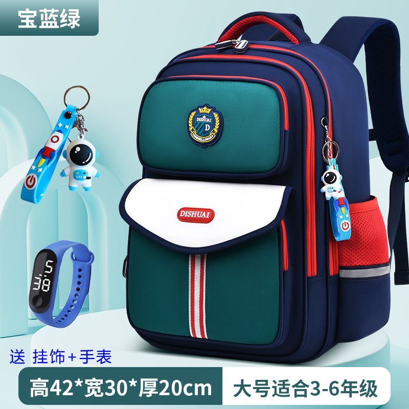 2026 new school backpack for elementary school students, grades 1-6, boys and girls, ultra-lightweight, load-reducing, and spine-protecting