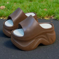 2026 new platform wedge slippers - women's summer indoor/outdoor fashion high heel slides with a cushioned comfort fit