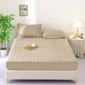 Machine washable single piece thickened bed cover quilted simmons bed protector new arrival protective cover neutral cotton bed sheet bed cover